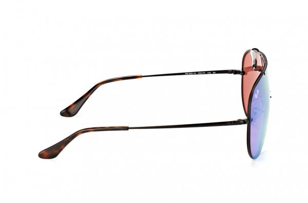   Ray-Ban Blaze Shooter RB3581N-153-7V Black | Dark Blue Mirror 
