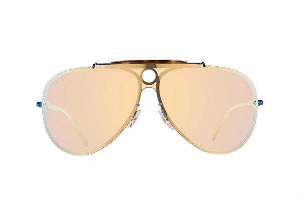   Ray-Ban Blaze Shooter RB3581N-9038-7J Dark Blue| Dark Orange Mirror