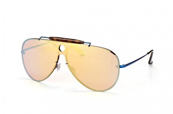   Ray-Ban Blaze Shooter RB3581N-9038-7J Dark Blue| Dark Orange Mirror