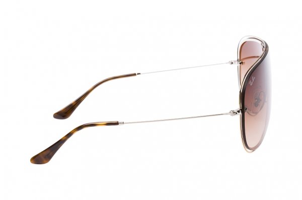   Ray-Ban Blaze Shooter RB3605N-9096-13 Black / Silver | Faded Brown