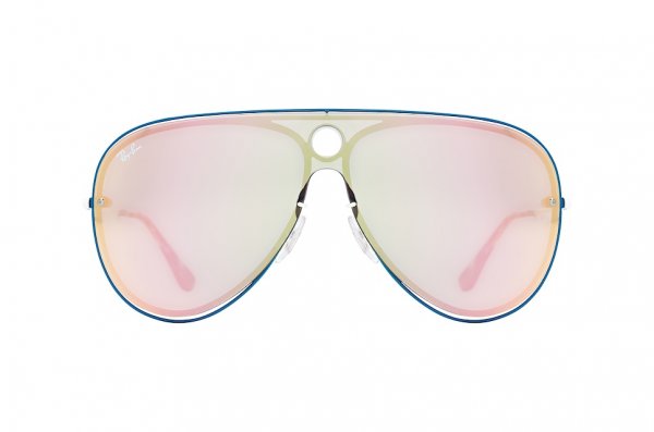   Ray-Ban Blaze Shooter RB3605N-9100-4Z Silver | Light Violet Mirror