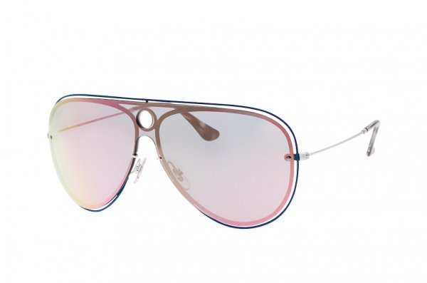   Ray-Ban Blaze Shooter RB3605N-9100-4Z Silver | Light Violet Mirror