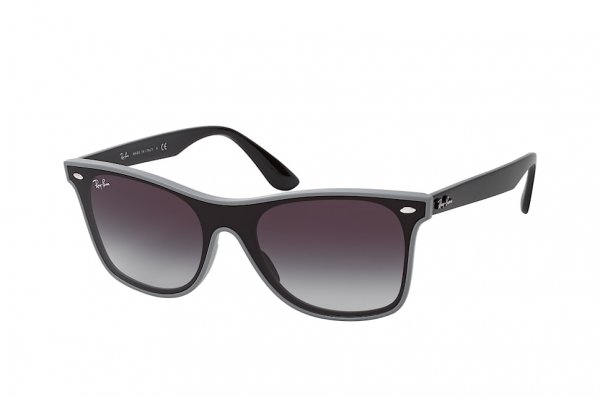   Ray-Ban Blaze Wayfarer RB4440N-6415-8G Black | Gradient Grey