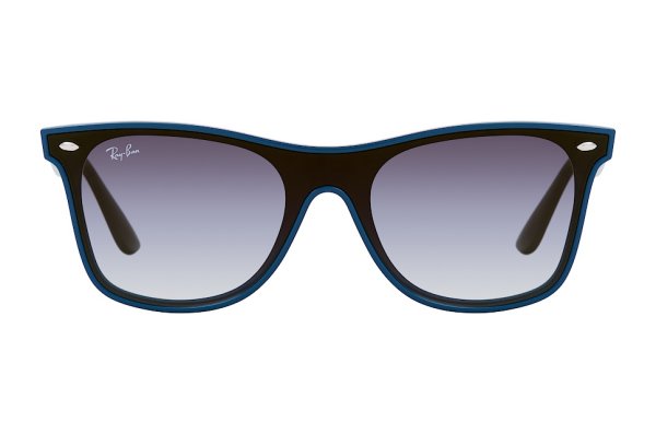   Ray-Ban Blaze Wayfarer RB4440N-6417-0S Blue / Black | Grey Gradient Mirror
