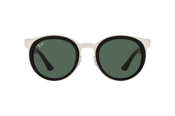   Ray-Ban Bonnie RB3710-003-71 Silver / Black | Natural Green