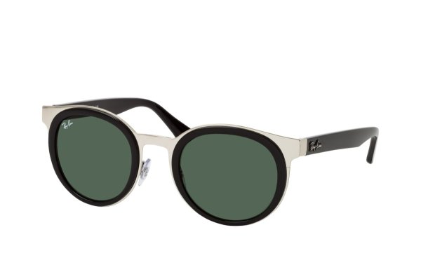   Ray-Ban Bonnie RB3710-003-71 Silver / Black | Natural Green