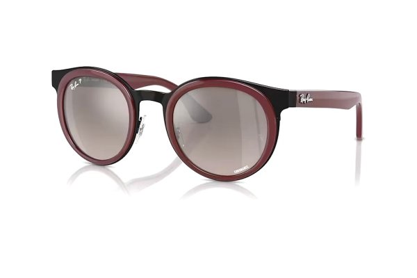   Ray-Ban Bonnie RB3710-9261-5J Dark Red / Black   | Grey Mirror Polarized
