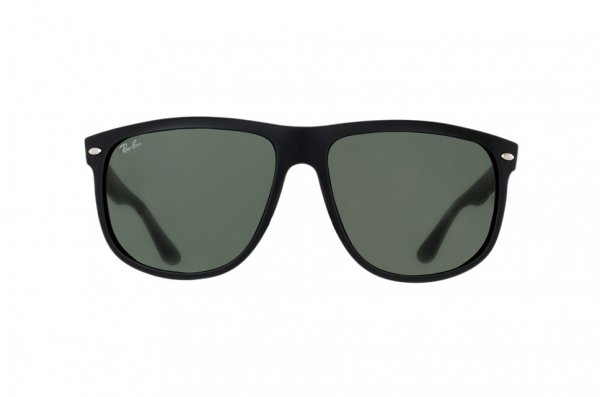   Ray-Ban Boyfriend RB4147-601S Matt Black | Natural Green (G-15XLT)