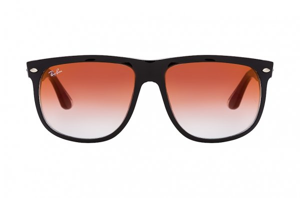   Ray-Ban Boyfriend RB4147-6039-V0 Black | Red Gradient Mirror