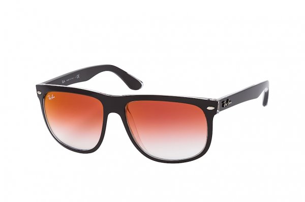   Ray-Ban Boyfriend RB4147-6039-V0 Black | Red Gradient Mirror