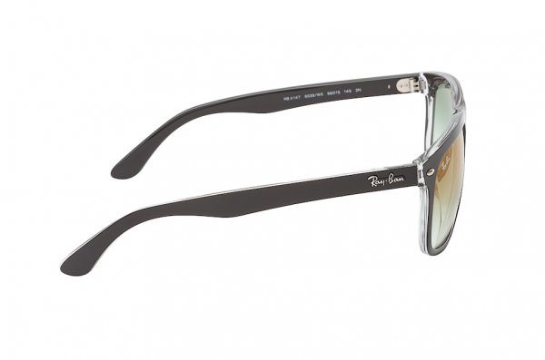   Ray-Ban Boyfriend RB4147-6039-W0 Black | Green Gradient Mirror