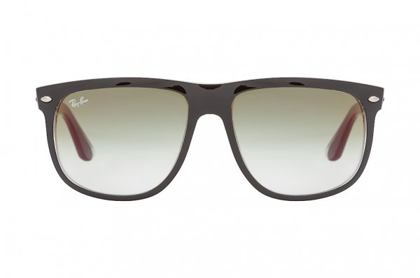   Ray-Ban Boyfriend RB4147-6039-W0 Black | Green Gradient Mirror