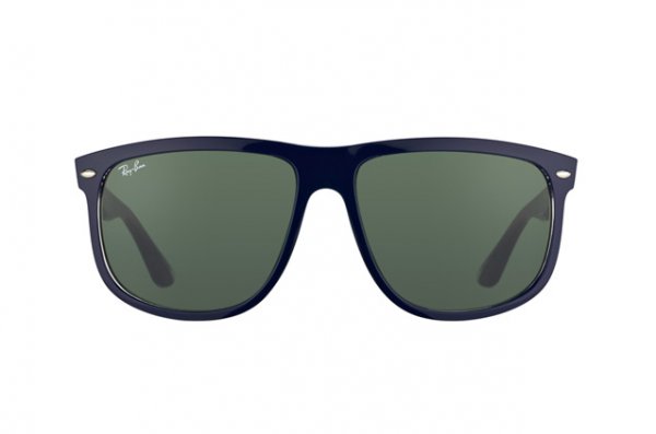   Ray-Ban Boyfriend RB4147-6040 Blue On Crystal | Natural Green ( G-15 XLT)