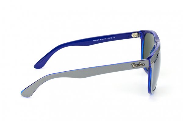   Ray-Ban Boyfriend RB4147-6041-40 Grey/Blue | G-31 Mirror