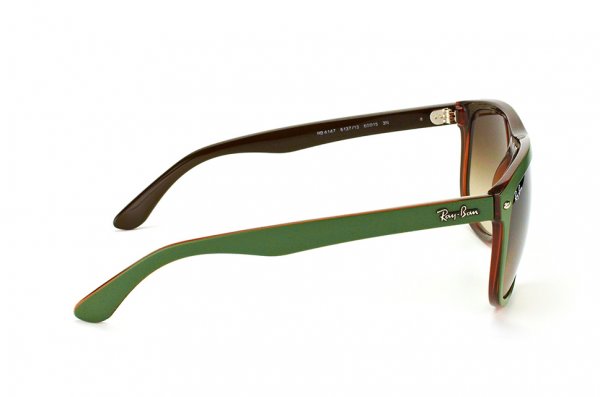   Ray-Ban Boyfriend RB4147-6137-13 Green/Brown | Gradient Brown