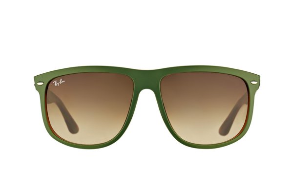   Ray-Ban Boyfriend RB4147-6137-13 Green/Brown | Gradient Brown