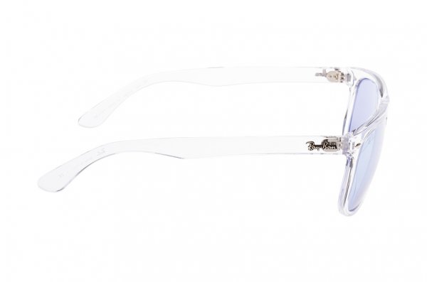   Ray-Ban Boyfriend RB4147-6325-1U White | Light Violet Mirror
