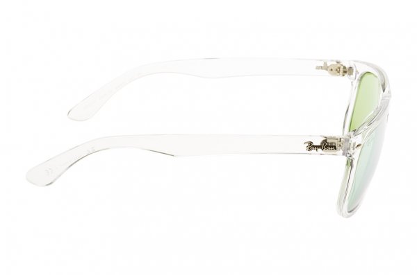   Ray-Ban Boyfriend RB4147-6325-30 White | Silver/Green Mirror