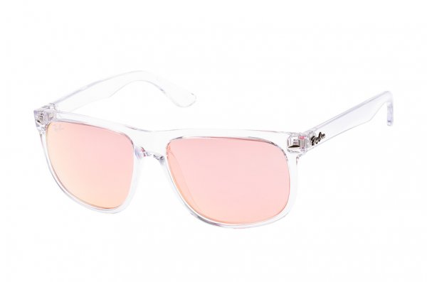   Ray-Ban Boyfriend RB4147-6325-E4 White | Pink Mirror