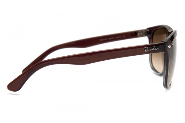   Ray-Ban Boyfriend RB4147-824-51 Brown Faded Grey Transparent/Faded Brown