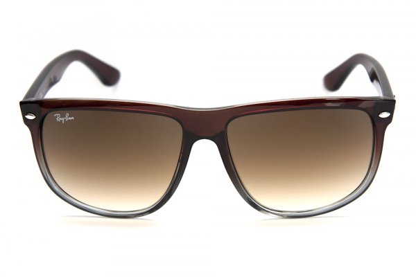   Ray-Ban Boyfriend RB4147-824-51 Brown Faded Grey Transparent/Faded Brown