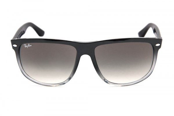   Ray-Ban Boyfriend RB4147-842-32 Black Faded Grey | Gradient Grey
