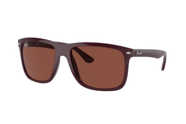   Ray-Ban Boyfriend Two RB4547-6718-C5 Dark Red | Dark Red