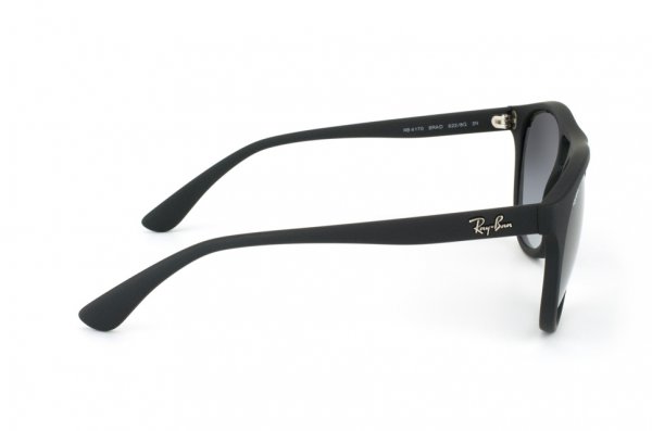   Ray-Ban Brad RB4170-622-8G Black Rubber | Poly. Gradient Grey