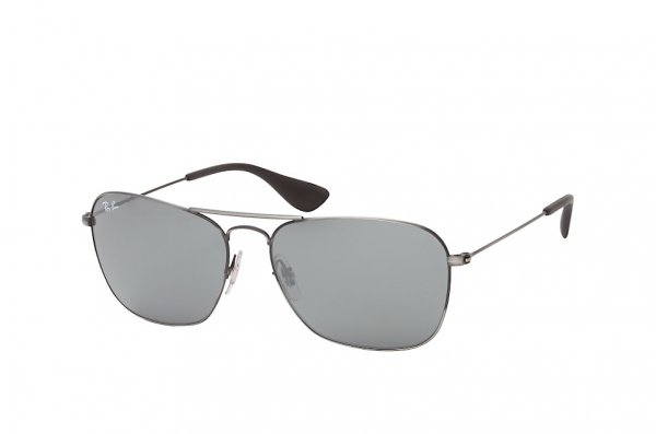   Ray-Ban Caravan RB3610-9139-6G Dark Gunmetal | Silver Mirror