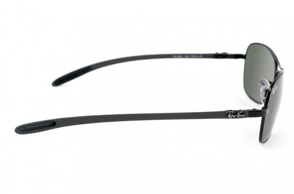   Ray-Ban Carbon Fibre RB8302-002 Black/Natural Green (G-15XLT)