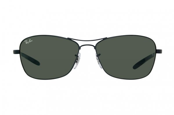   Ray-Ban Carbon Fibre RB8302-002 Black/Natural Green (G-15XLT)