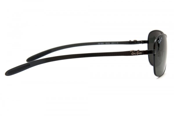   Ray-Ban Carbon Fibre RB8302-002-N5 Black | Neophan Polar Green P3 Plus