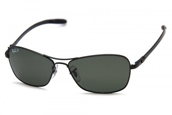   Ray-Ban Carbon Fibre RB8302-002-N5 Black | Neophan Polar Green P3 Plus