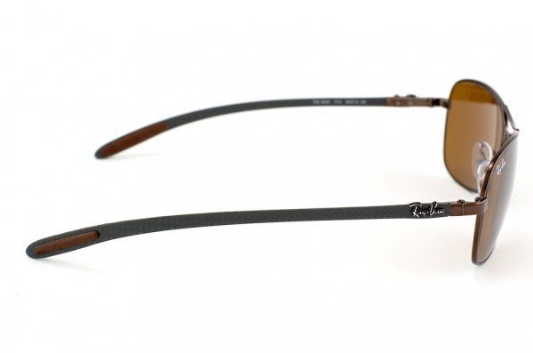   Ray-Ban Carbon Fibre RB8302-014 Brown | Natural Brown (B-15XLT)