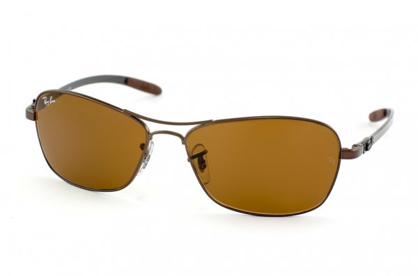   Ray-Ban Carbon Fibre RB8302-014 Brown | Natural Brown (B-15XLT)
