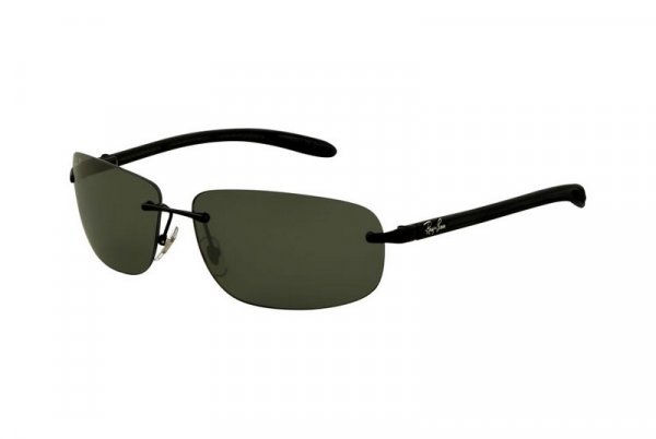   Ray-Ban Carbon Fibre RB8303-002-9A Black | Poly Polar Grey/Green
