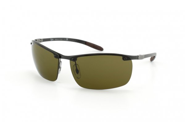   Ray-Ban Carbon Fibre RB8306-082-73 Carbon Dark | Poly. Brown