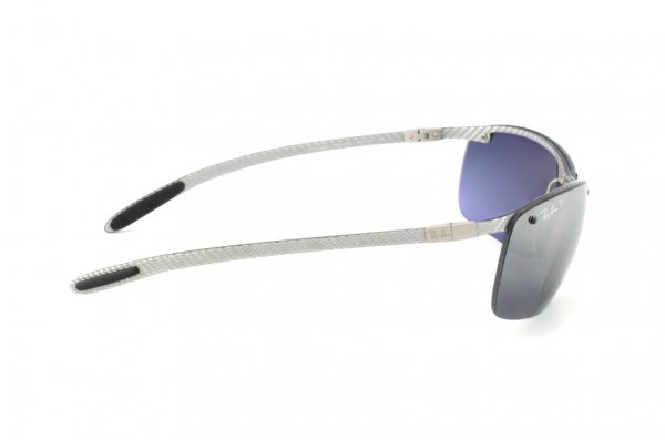   Ray-Ban Carbon Fibre RB8306-083-82 Carbon | Poly. Polar Smokey GSM