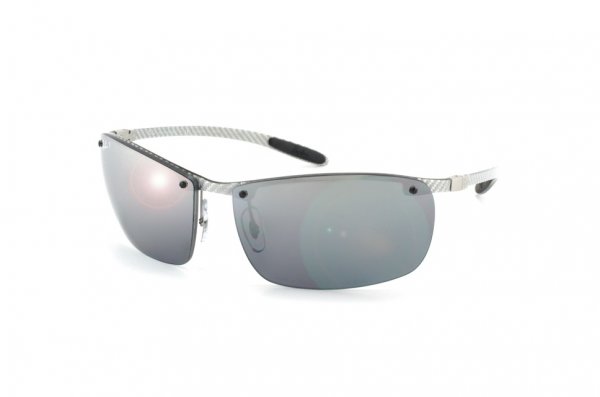   Ray-Ban Carbon Fibre RB8306-083-82 Carbon | Poly. Polar Smokey GSM