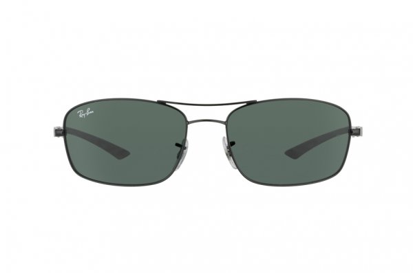   Ray-Ban Carbon Fibre RB8309-002-71 Black | Grey/Green