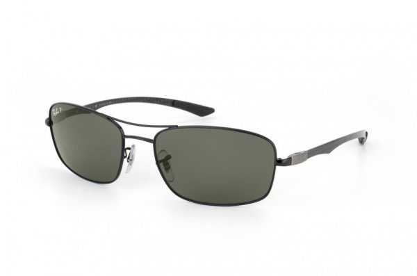   Ray-Ban Carbon Fibre RB8309-002-9A Black | Poly Polar Grey/Green