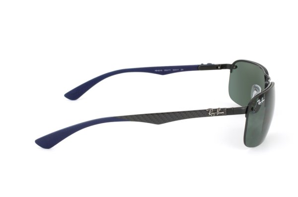   Ray-Ban Carbon Fibre RB8310-002-71 Black | Grey/Green