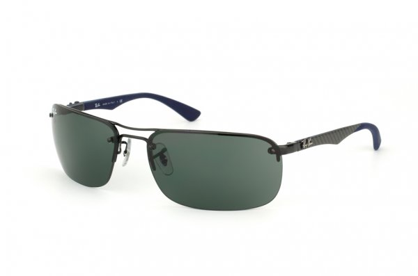  Ray-Ban Carbon Fibre RB8310-002-71 Black | Grey/Green