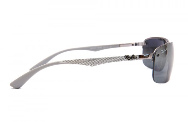   Ray-Ban Carbon Fibre RB8310-004-82 Gunmetal | APX Silver Mirror Polarized P3