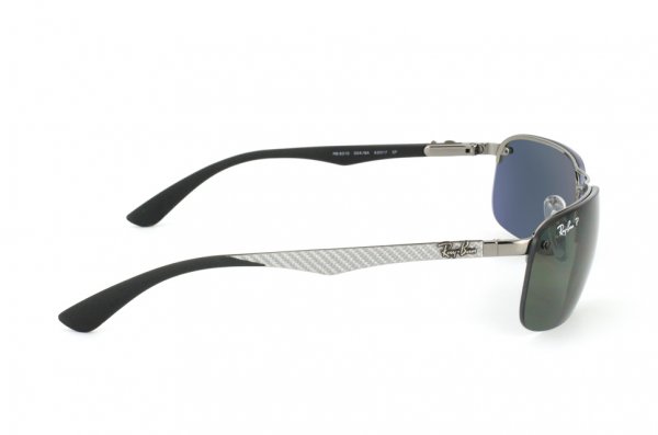   Ray-Ban Carbon Fibre RB8310-004-9A Gunmetal | APX Grey/Green Polarized