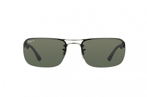   Ray-Ban Carbon Fibre RB8310-004-9A Gunmetal | APX Grey/Green Polarized