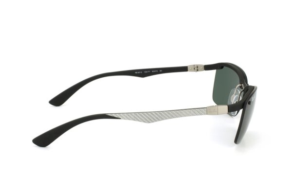   Ray-Ban Carbon Fibre RB8312-125-71 Carbon Grey / APX Grey/Green