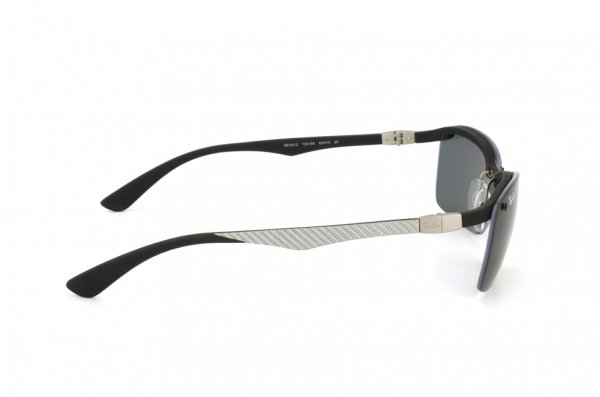   Ray-Ban Carbon Fibre RB8312-125-9A Carbon/Black | APX Grey/Green Polarized