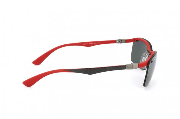   Ray-Ban Carbon Fibre RB8312-126-6G Red/Carbon Dark | APX Silver Mirror