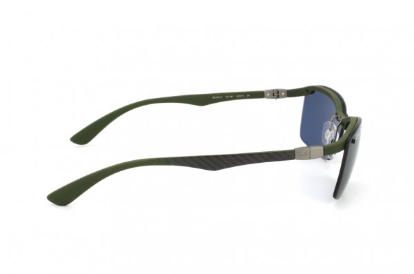   Ray-Ban Carbon Fibre RB8312-127-81 Military Green/Carbon Dark | Blue Polarized